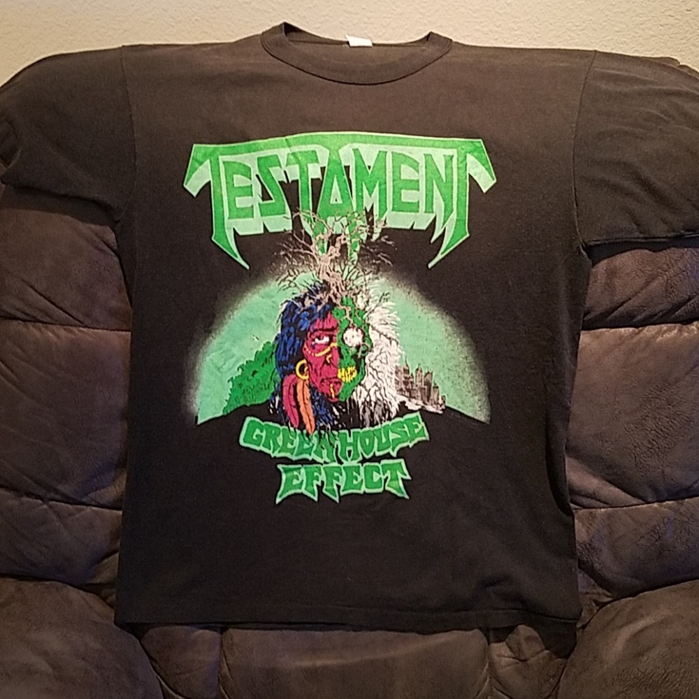 Vintage Testament shirt from 89 tour 100% cotton f